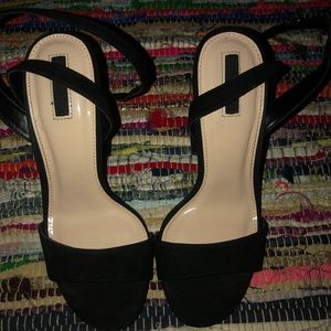 black forever 21 heels